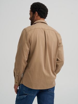 RETØUCH Relaxed Fit L/S Shirt Men's Relaxed Fit Stretch Shirt