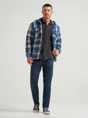Men's Hooded Shirt Jacket