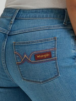 Women's Fierce Flare Embroidered Back Pocket Jean