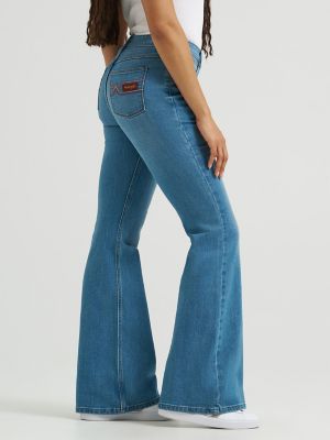 パンツ anglerz coating flare denim Women's Fierce Flare Embroidered Jean | Online Exclusives | Wrangler®