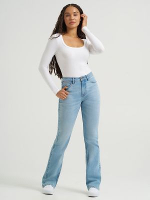 Women's Bold Boot Embroidered Jean