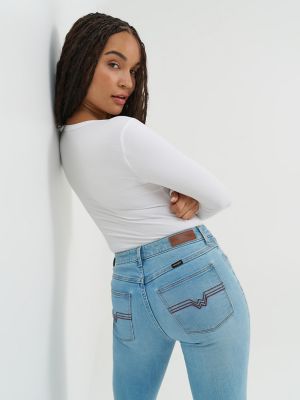 Women's Bold Boot Embroidered Jean
