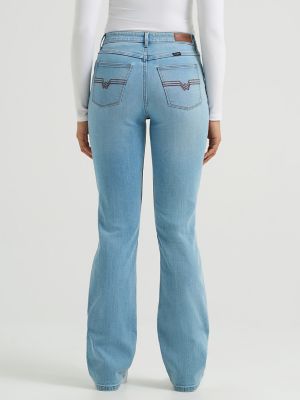 Women's Bold Boot Embroidered Jean