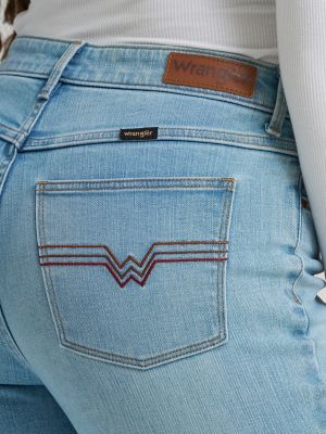 Women's Bold Boot Embroidered Jean