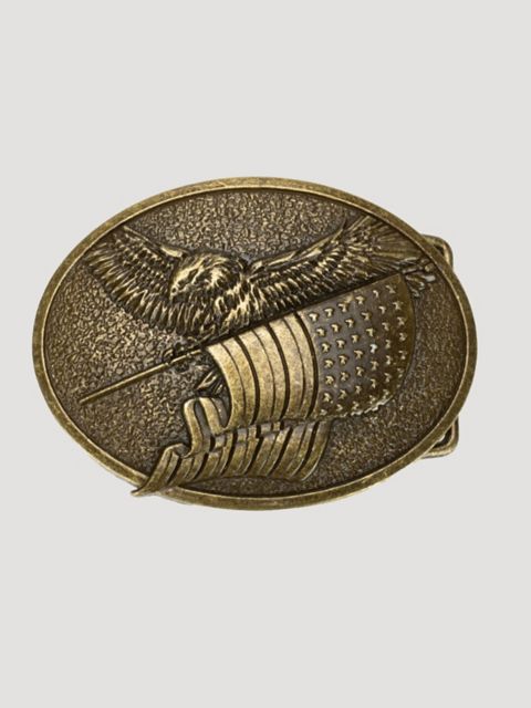 Мужские аксессуары Wrangler Men's American Flag With Eagle Belt Buckle