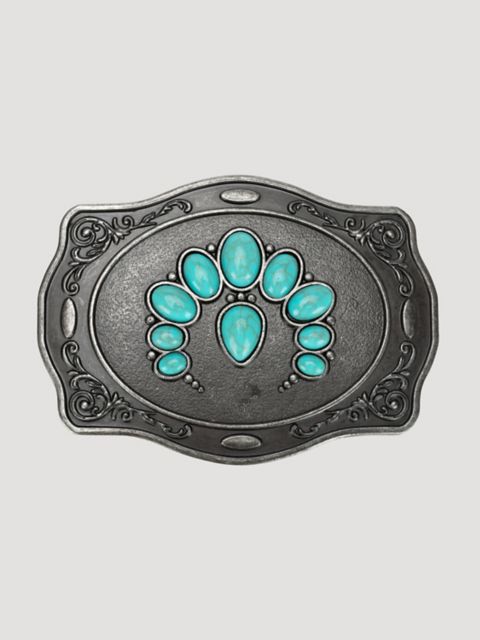 Женские аксессуары Wrangler Women's Turquoise Blossom Belt Buckle