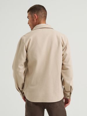 Wrangler® Men's Five Star Premium Brushed Fleece Shirt Jacket