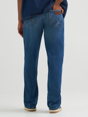 Mens Loose Straight Jean:Retro Blue:36:34 alternative view