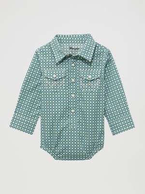 Baby Boy's Long Sleeve Western Snap Bodysuit