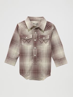 Baby Boy's Long Sleeve Western Snap Bodysuit