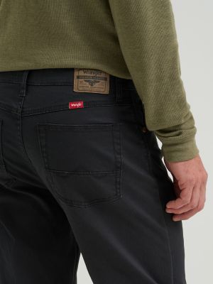 Men's Five Star Premium Flex Taper Twill Jean in Black
