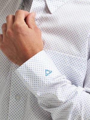 Men's Cody Johnson One Pocket Button Down Shirt in Blue Moons alternative view 4