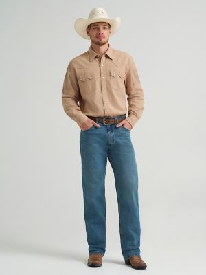 Cody Johnson 2 Pocket Western Snap Shirt:Brown:L alternative view 2