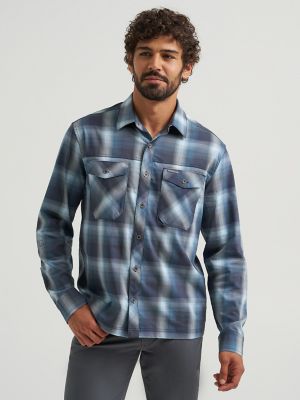 Men's Outdoor Stretch Plaid Shirt