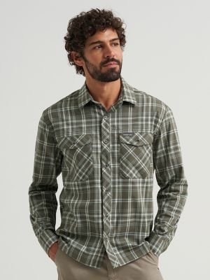 Men's Outdoor Stretch Plaid Shirt