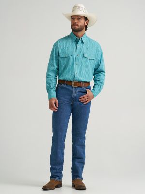Wrangler® George Strait™ Troubadour Long Sleeve Western Snap Shirt