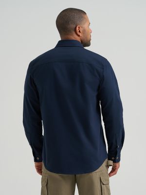 Wrangler&reg; RIGGS Workwear&reg; Ground Cloth Work Shirt in Navy