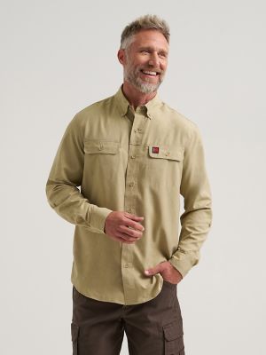 Wrangler&reg; RIGGS Workwear&reg; Lightweight Vented Work Shirt in Khaki