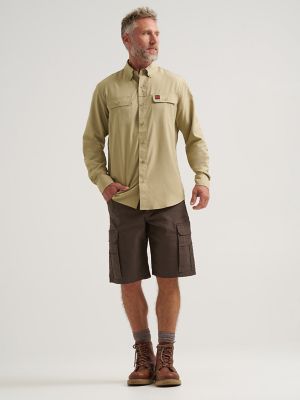 Wrangler&reg; RIGGS Workwear&reg; Lightweight Vented Work Shirt in Khaki
