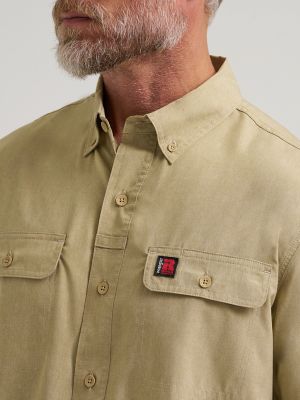 Wrangler&reg; RIGGS Workwear&reg; Lightweight Vented Work Shirt in Khaki