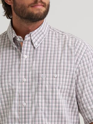 Wrangler&reg; George Strait&trade; Short Sleeve Two Pocket Button Down Shirt