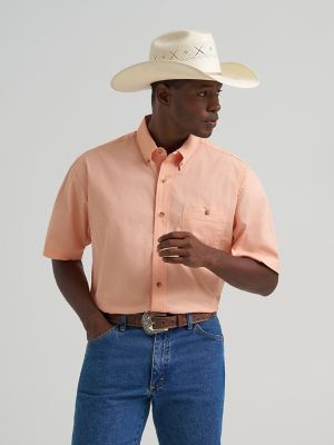 Wrangler® George Strait™ Short Sleeve One Pocket Button Down Shirt