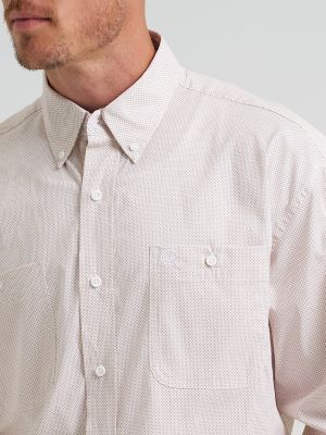 Wrangler&reg; George Strait&trade; Long Sleeve Button Down Two Pocket Shirt
