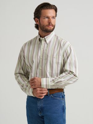 Wrangler® George Strait™ Long Sleeve Button Down One Pocket Shirt