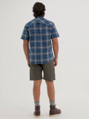 Wrangler RIGGS Workwear&reg; Foreman Plaid Work Shirt in Bluefish Plaid alternative view