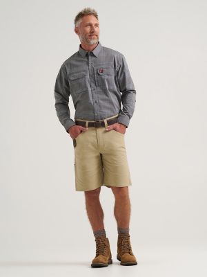 Wrangler&reg; RIGGS Workwear&reg; Technical All Season Shirt in Grey Plaid