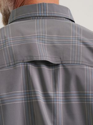 Wrangler&reg; RIGGS Workwear&reg; Technical All Season Shirt in Grey Plaid