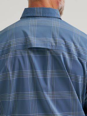 Wrangler&reg; RIGGS Workwear&reg; Technical All Season Shirt in Blue Plaid