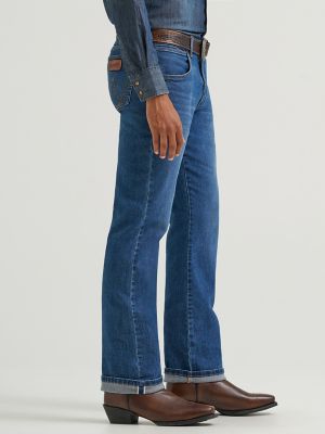 Men's Wrangler Retro&reg; Selvedge Slim Fit Straight Leg Jean