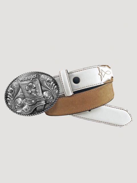 Детские ботинки Wrangler Girl's Cowgirl Boot Buckle Belt
