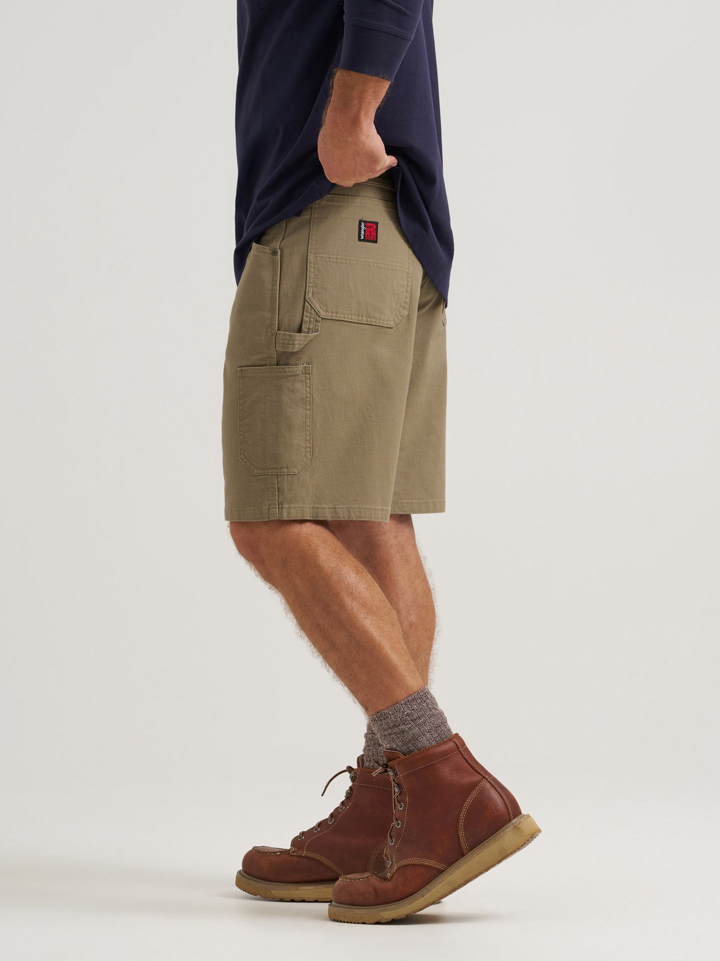 Мужские шорты Wrangler Riggs Workwear® Performance Carpenter Short, цвет: Коричневый — фото 5