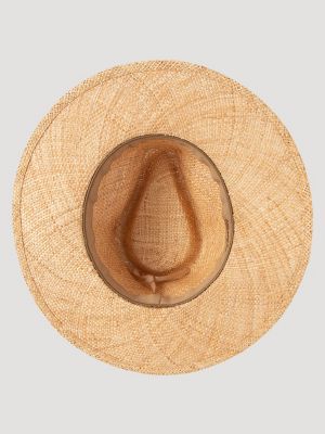 Womens Marthas Vinyard Fedora:Natural:OneSize alternative view 3