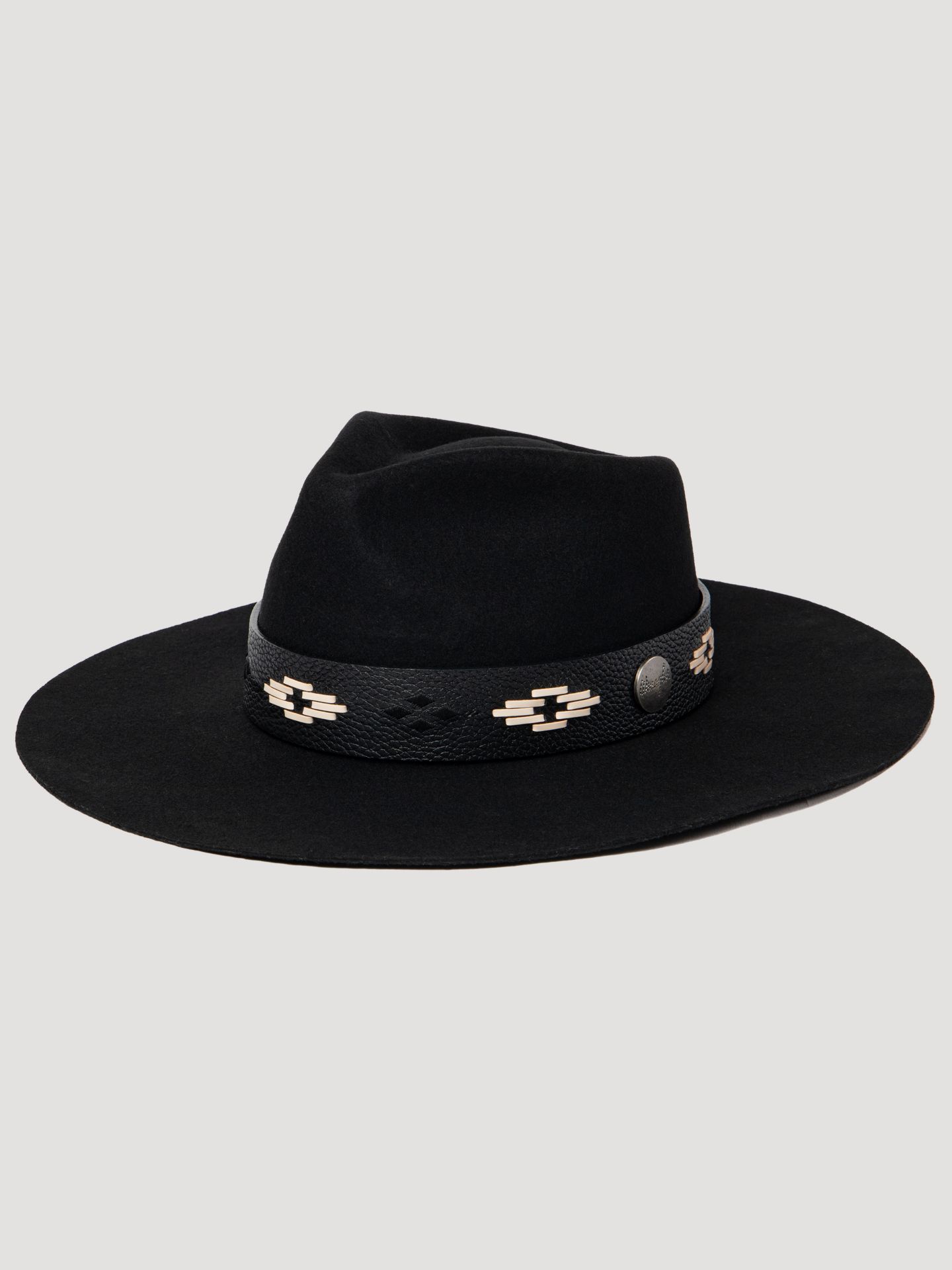 Мужской головной убор Wrangler Route 66 Rancher Hat, цвет: Чёрный — фото 1