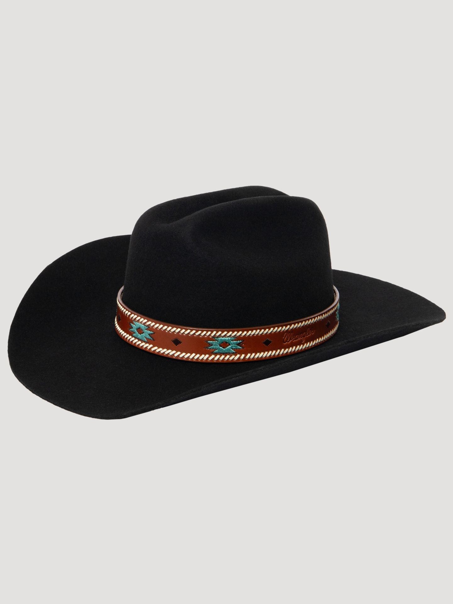 Мужской головной убор Wrangler Rodeo Days Cowboy Hat, цвет: Чёрный — фото 2