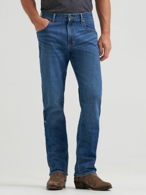 Men's Wrangler Retro&reg; Slim Fit Straight Leg Jean in Alby