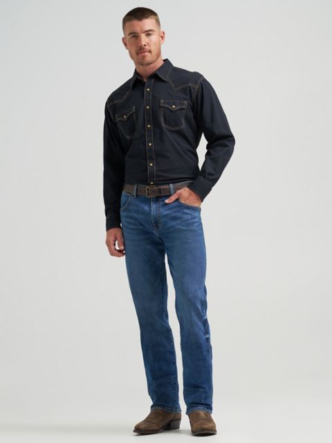 Мужские джинсы Wrangler Men's Wrangler Retro® Slim Fit Straight Leg Jean