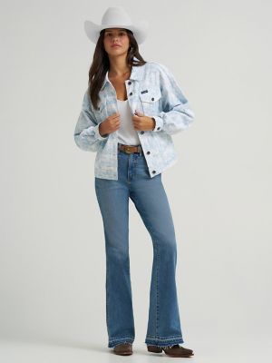 Women's Wrangler Country Toile Denim Relaxed Fit Jacket