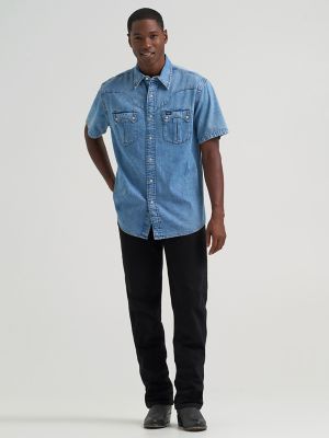 dress shirt made in usa US Air Force Blue Service Dress Shirt, XLarge (112cm) / Sleeve (86cm)