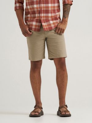 Wrangler All Terrain Gear Men's Canvas Utility Short in Greige