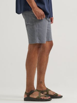 Wrangler All Terrain Gear Men's Canvas Utility Short in Poppy Seed