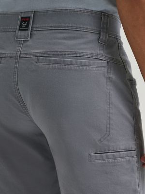 Wrangler All Terrain Gear Men's Canvas Utility Short in Poppy Seed