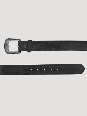 Men's Western Billet Belt in Black alternative view