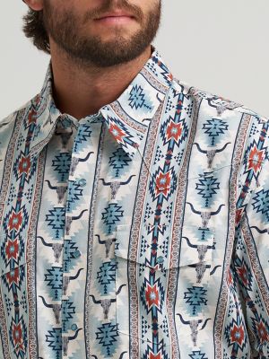 Men's Checotah&reg; Long Sleeve Western Snap Printed Shirt