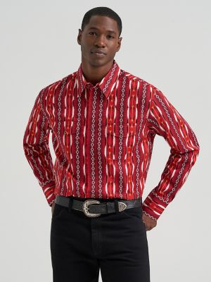 Men's Checotah® Long Sleeve Western Snap Printed Shirt