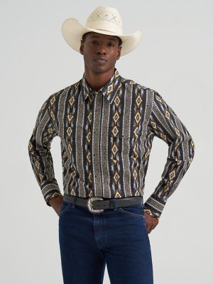 Men's Checotah® Long Sleeve Western Snap Printed Shirt