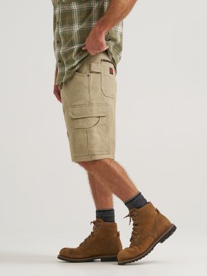 Wrangler&reg; RIGGS Workwear&reg; Performance Canvas Ranger Cargo Short in Khaki alternative view 3